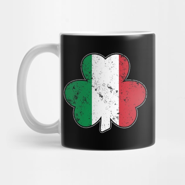 Irish Italian Shamrock Irish Italian Pride Italian Flag by graphicbombdesigns